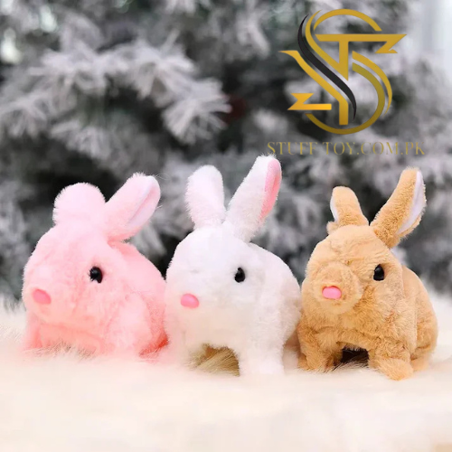 Walking Rabbit Toy with Cute Voices – Interactive Fun for Kids