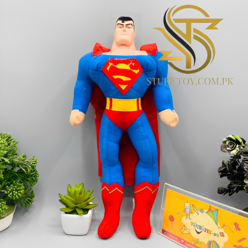Super Man Adventure Plush Toy - Soft & Cuddly Hero